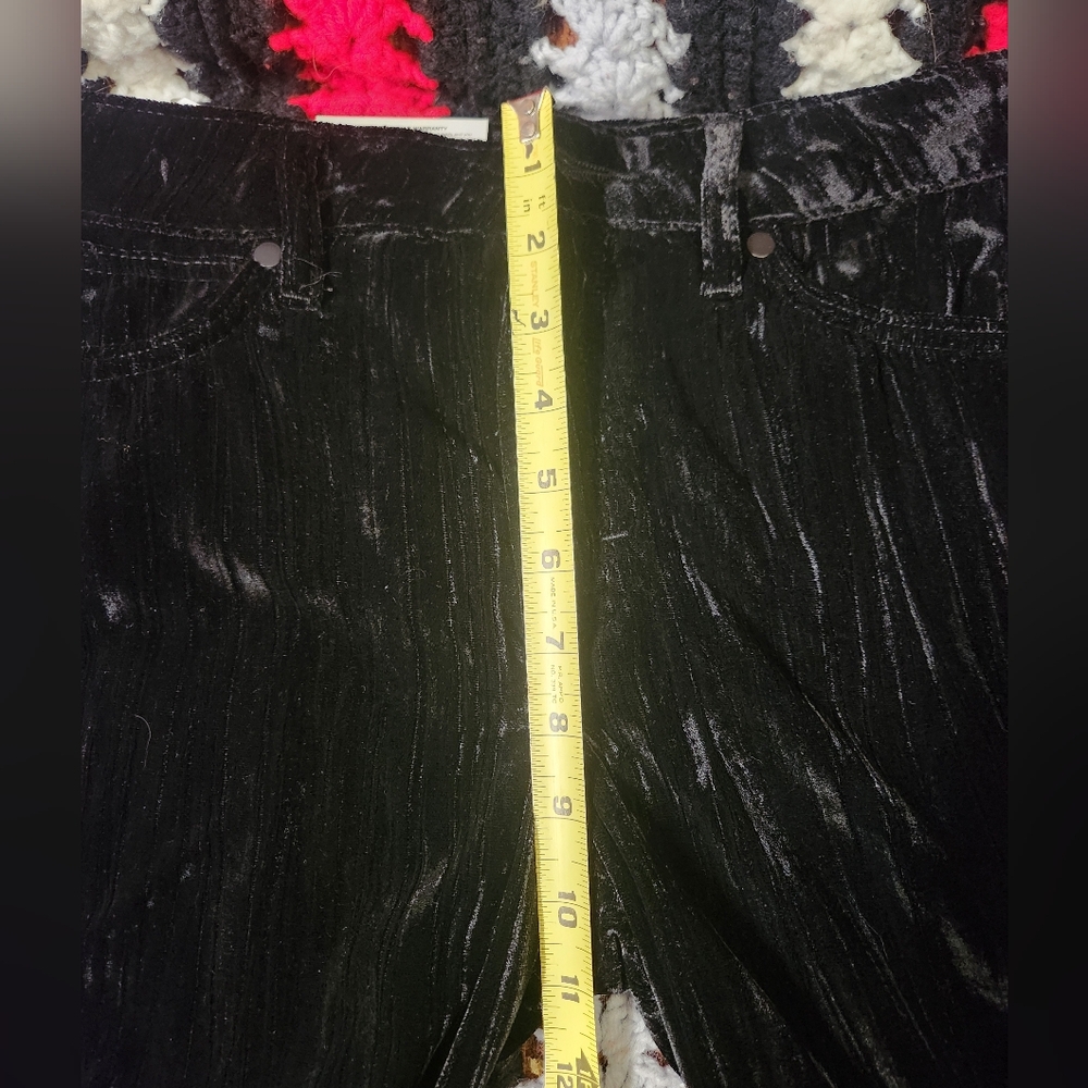 Wrangler black velvet flares.FIRM - Picture 6 of 7